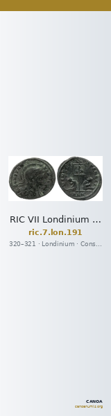 RIC VII Londinium 191 — CANOA