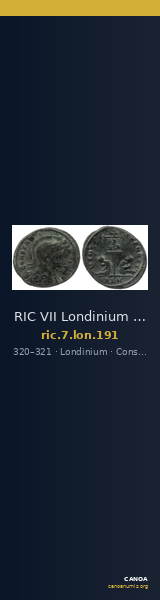 RIC VII Londinium 191 — CANOA