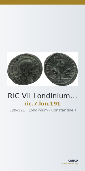 RIC VII Londinium 191 — CANOA