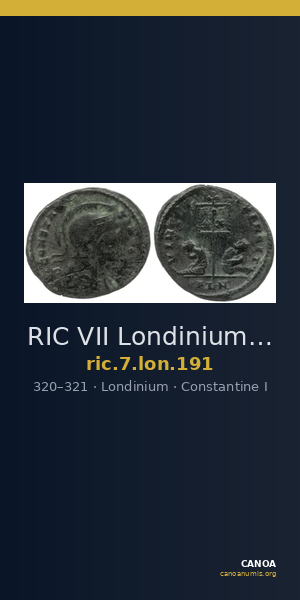 RIC VII Londinium 191 — CANOA