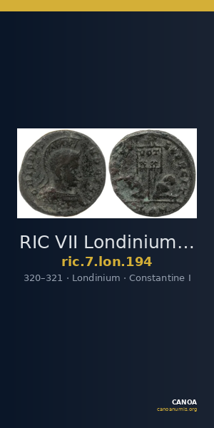 RIC VII Londinium 194 — CANOA