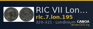 RIC VII Londinium 195 — CANOA