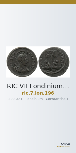RIC VII Londinium 196 — CANOA