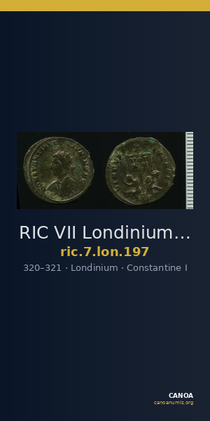 RIC VII Londinium 197 — CANOA