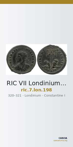 RIC VII Londinium 198 — CANOA