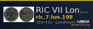 RIC VII Londinium 198 — CANOA