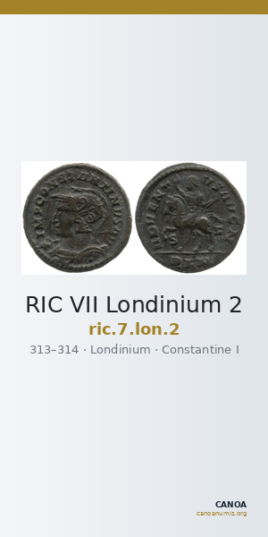 RIC VII Londinium 2 — CANOA