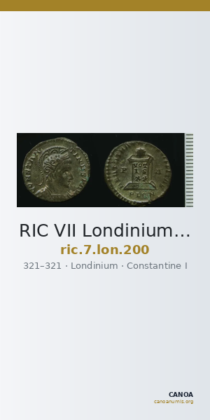 RIC VII Londinium 200 — CANOA