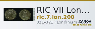 RIC VII Londinium 200 — CANOA