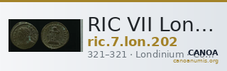 RIC VII Londinium 202 — CANOA