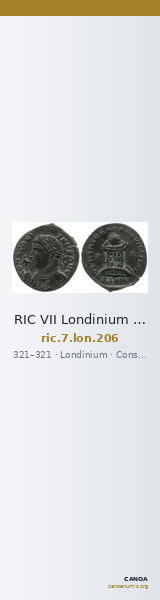 RIC VII Londinium 206 — CANOA