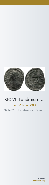 RIC VII Londinium 207 — CANOA