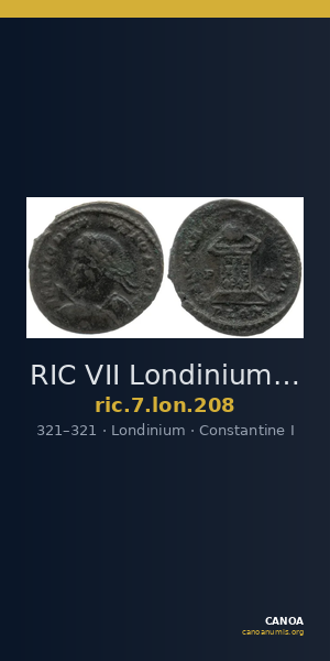 RIC VII Londinium 208 — CANOA