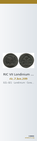 RIC VII Londinium 209 — CANOA