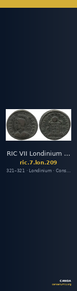 RIC VII Londinium 209 — CANOA