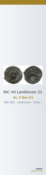 RIC VII Londinium 21 — CANOA