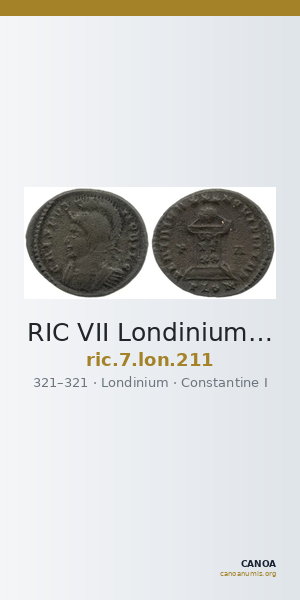 RIC VII Londinium 211 — CANOA
