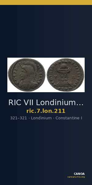 RIC VII Londinium 211 — CANOA