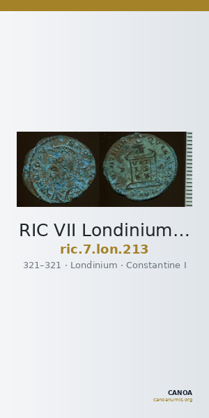 RIC VII Londinium 213 — CANOA