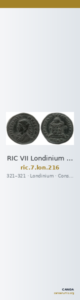 RIC VII Londinium 216 — CANOA