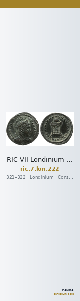 RIC VII Londinium 222 — CANOA