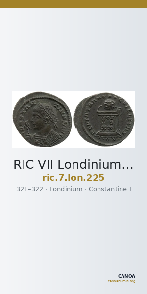 RIC VII Londinium 225 — CANOA