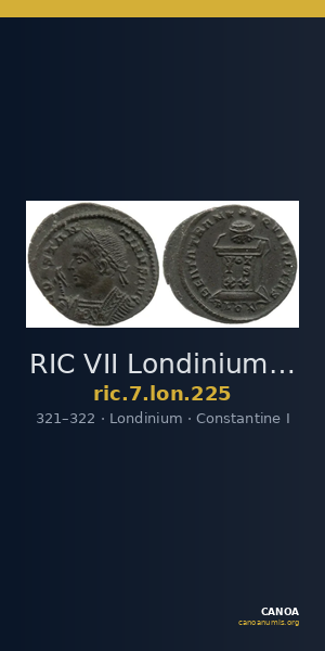 RIC VII Londinium 225 — CANOA