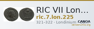 RIC VII Londinium 225 — CANOA
