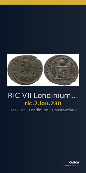 RIC VII Londinium 230 — CANOA