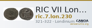RIC VII Londinium 230 — CANOA