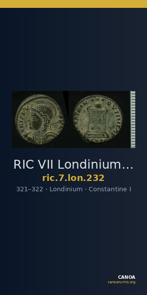 RIC VII Londinium 232 — CANOA