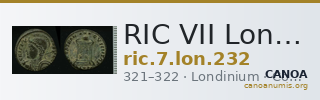 RIC VII Londinium 232 — CANOA