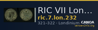 RIC VII Londinium 232 — CANOA