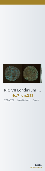 RIC VII Londinium 233 — CANOA