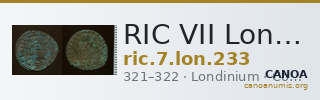 RIC VII Londinium 233 — CANOA
