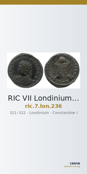RIC VII Londinium 236 — CANOA