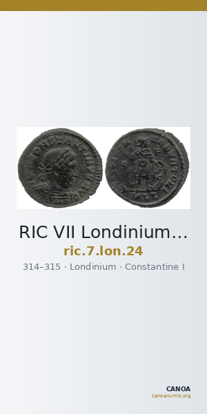 RIC VII Londinium 24 — CANOA