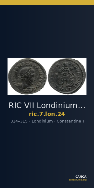 RIC VII Londinium 24 — CANOA