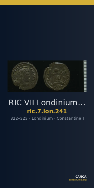 RIC VII Londinium 241 — CANOA