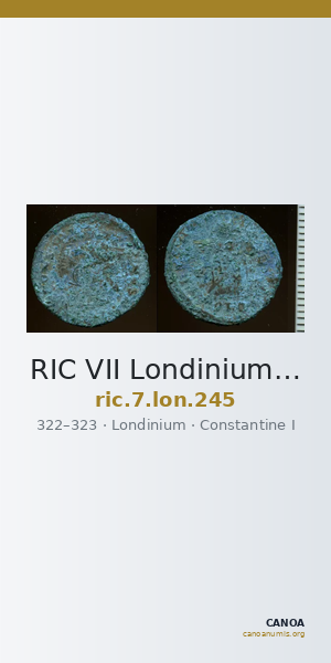 RIC VII Londinium 245 — CANOA