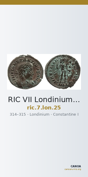 RIC VII Londinium 25 — CANOA