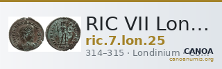 RIC VII Londinium 25 — CANOA