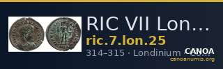 RIC VII Londinium 25 — CANOA