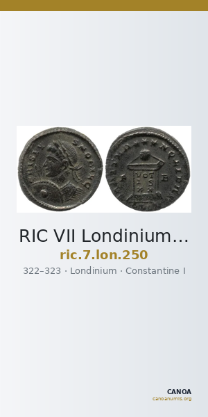 RIC VII Londinium 250 — CANOA