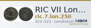 RIC VII Londinium 250 — CANOA