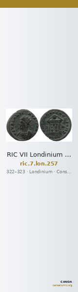 RIC VII Londinium 257 — CANOA