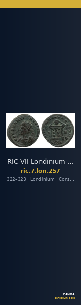 RIC VII Londinium 257 — CANOA