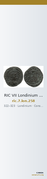 RIC VII Londinium 258 — CANOA