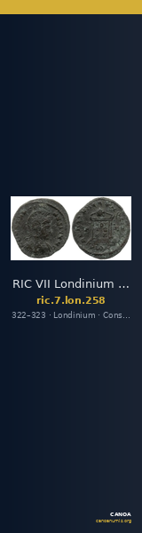 RIC VII Londinium 258 — CANOA