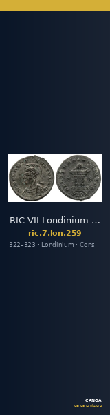 RIC VII Londinium 259 — CANOA